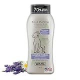 Wahl USA 4-in-1 Calming Dog Shampoo with Lavender Chamomile Scent – Cleans, Conditions, Detangles, & Moisturizes - Pet Friendly Formula - 24 Oz - Model 820000A