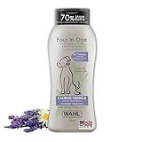 Wahl USA 4-in-1 Calming Dog Shampoo with Lavender Chamomile Scent – Cleans, Conditions, Detangles, & Moisturizes - Pet Friendly Formula - 24 Oz - Model 820000A