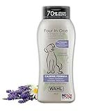 Wahl USA 4-in-1 Calming Dog Shampoo with Lavender Chamomile Scent – Cleans, Conditions, Detangles, & Moisturizes - Pet Friendly Formula - 24 Oz - Model 820000A