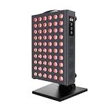 Hooga Red Light Therapy Panel Device – 660nm Red & 850nm Near Infrared Light Therapy, LED Light Therapy Lamp, 60 Dual Chip LEDs, Timer, Table Top Stand Included – PRO300