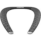 Monster Boomerang Petite Neckband Bluetooth Speakers, Neck Speaker with 15H Playtime, aptX High Fidelity 3D Stereo Sound, Low Latency, Built-in Mic, IPX5 Waterproof Wearable for Home Outdoor