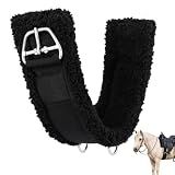 Western Cinch for Horses, 1.3" Thick Soft Fleece Lined Saddle Cinch Girth