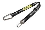 PetSafe Safety Seatbelt Tether – Adjustable Dog Seat Belt for Car – Works with Any Harness – Carabiner Clip, Black – 1 Seat Belt Tether
