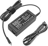 65W 45W USB C Laptop Power Replacement Adapter Charger for Lenovo Chromebook/Yoga/ThinkPad/HP Chromebook/Dell Laptop USB Type C Power Adapter