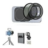 JJC 67mm CPL Filter for iPhone, Magnetic Circiular Polarizer Lens Filter Adapter Kit Compatible with iPhone 16 15 14 Pro Max Plus with 1/4” Screw & Shoe Mount for Vlogging Video Recording TikTok