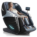 RELX Massage Chair Full Body, 20 Modes Zero Gravity SL-Track Shiatsu Massage Chair Built-in Heat System, Airbag Massage with Body Scan, Deep Yoga Stretch, Calfrest Extension and AI Control(Black)