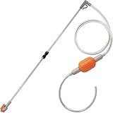 AREPK Compact Aquarium Siphon Vacuum and Water Changer Kit with Cleaning Brush. Perfect for Simultaneous Water Changing and Cleaning in Small Fish Tanks. Gravel and Sand Cleaning.