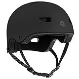 Retrospec Dakota Bicycle / Skateboard Helmet for Adults - Commuter, Bike, Skate, Scooter, Longboard & Incline Skating - Highly Protective & Premium Ventilation- Large- Matte Black
