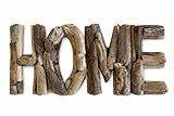 OMA Driftwood HOME Wall Sign – Rustic Reclaimed Wood Wall Decor for Farmhouse, Beach & Coastal Homes – Handmade Wooden Sign for Entryway, Living Room or Housewarming Gift