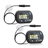 Novique Digital Aquarium Thermometer Fish Tank Thermometer Test with Large LCD Display Fahrenheit/Celsius(℉/℃) for Aquarium Reptile Terrarium Turtle Tank