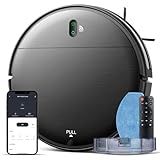Robot Vacuum and Mop Combo, 2 in 1 Mopping Robot Vacuum Cleaner with Schedule, Wi-Fi/Voice/App, Strong Suction, Easy of Use, Self-Charging Robotic Vacuum, Slim, Ideal for Hard Floor, Pet Hair, Carpet