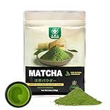 TIAN HU SHAN Matcha Green Tea Powder 3.5oz/100g, Pure Matcha Powder Culinary Grade Unsweetened for Lattes, Cooking, Baking, Vegan 100% Natural （Package May Vary)