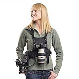Nicama NC-Vest Dual Camera Carrier Chest Harness，Double Shoulder Camera Strap for Canon 6D 5D2 5D3 Nikon D800 D810 Sony A7S A7R A7S2 Sigma Olympus DSLR Hiking Climbing Wedding Travel