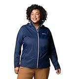 Columbia Womens Switchback IV Rain Jacket, Collegiate Navy, Large