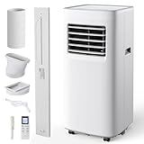 Coolblus Portable Air Conditioner,8500 BTU Portable ac units up to 360 Sq.Ft,Portable ac units for Homeowner,Renter,family White
