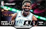 Hisense 75-Inch Class U7 Series Mini-LED ULED 4K UHD Google Smart TV (75U7N, 2024 Model) - QLED, Dolby Vision IQ, Dolby Atmos, Full Array Local Dimming, 144Hz Game Mode Pro, VRR, Alexa Compatibility