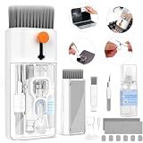 Keyboard Cleaner Laptop Cleaning Kit - All in One Computer Tech Cleaning Brush, Multi-Function Pc Accessories with Airpod Cleaning Kit, Electronic Laptop Screen Cleaner for MacBook, iPhone, Gaming