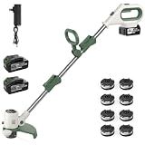21V Cordless Weed Wacker Eater, 3-in-1 Auto Feed String Trimmer