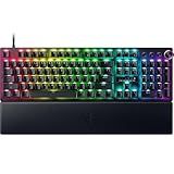 Razer Huntsman V3 Pro 8KHz Esports Gaming Keyboard: Analog Optical Switches Gen 2-8000 Hz Polling Snap Tap - Rapid Trigger - Adjustable Actuation - Media Controls - PBT Keycaps - Black