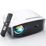 GooDee Smart 4K Projector with 5G WIFI and Bluetooth, Netflix/Amazn Prime Video Certified, Dolby Audio, Outdoor Projector, 400" Zoom Home Theater Projector Compatible with TV Stick,iOS,Android