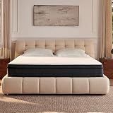 Vorpxin 10 Inch Full Size Mattress,Hybrid Mattress Full Size with Pocketed Coils & Gel Memory Foam,Balanced Spine Support, Quiet Vibration Reduction, CertiPUR-US Certified