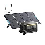 Anker SOLIX F3000 Portable Power Station with 400W Solar Panel, 3,072Wh,6,000W Recharging, Solar Generator for Home Use, Expandable to 24kWh, For Outages, Camping, RVs, and Emergencies