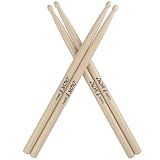 Drumsticks for Kids, 12 inch Maple Wood Drum sticks, Musical Instrument Percussion Accessories, Drumsticks for Student, Beginners (Maple, 2 Pairs)