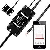 MOES WiFi Smart Garage Door Opener Controller,Smart Life/Tuya APP Remote Monitor Your Garage Door Anywhere Anytime,Compatible with Alexa Google Home No hub Required.