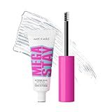 wet n wild Mega Stay Extreme Hold Brow Gel, Lightweight, Non-Sticky & Flake-Free Formula, Long-Lasting 16-Hour Wear, Sculpted & Laminated Brow Look, Easy Application, Cruelty-Free & Vegan - Clear