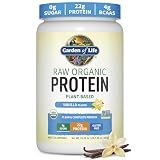 Garden of Life Protein Powder, Vegan Protein Powder, BCAA, Probiotics & Digestive Enzymes, Gluten & Lactose Free, Vanilla, 1.5 LB