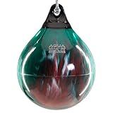 Aqua Training 120 lb. Punching Bag, 18" Water Filled Teardrop Shape for Boxers of All Skill Levels, Vinyl Construction, Ceiling Mount or Stand Compatible, UV Resistant, GS x Mexico – 2020136364