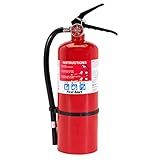 FIRST ALERT PRO5 Rechargeable Heavy Duty Fire Extinguisher, UL RATED 3-A:40-B:C, Red, 1-Pack
