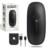 Canslab Ultrablade PRO Auto Stop Can Opener - Rechargeable Electric Can Opener for Kitchen for Seniors with Arthritis - One Touch Side Cut Opener, Smooth Edge, Handfree, Wall Mounted Small Size, Black