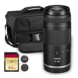 Canon RF 75-300mm f/4-5.6 Lens | Compact Telephoto Zoom with Versatile Focal Range & Smooth Autofocus | Great for Sports, Wildlife, Travel & Everyday Photography (7155C002) + Shoulder Bag + 64GB Card