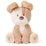 GUND Baby Peeki Puppy 12-Inch Interactive Animated Musical Plush for Babies