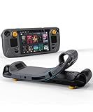 Syntech Protective Case Compatible with Steam Deck Accessories Console OLED/LCD, All-Round Protection with Non-Slip Thumb Grips, Silicone Cover for Enhanced Fit and Alignment-Gray