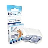 Sea-Band Anti-Nausea Acupressure Wristband for Motion & Morning Sickness, 1 Pair, Gray