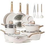 CAROTE 21pcs Pots and Pans Set, Nonstick Cookware Sets, with Egg Pan