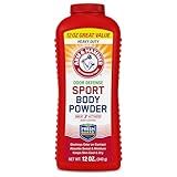 Arm & Hammer Sport Body Powder, Powder for Men and Women, Fresh Feeling, Talc Free, Aluminum Free Odor Defense with Baking Soda