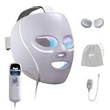 Shark CryoGlow LED Face Mask with Under-Eye Cooling, Anti-Ageing & Blemish Repair, Red & Blue LED, Infrared Light Therapy, USB-C, Remote Control, Storage Bag, Lilac Chill, FW312PL