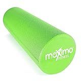 Maximo Fitness Foam Roller - High Density Exercise Roller for Trigger Point Self Massage, Muscle and Back Roller for Fitness, Physical Therapy, Yoga and Pilates, Gym Equipment (Green, 15cm x 45cm)