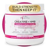 Creatine HMB Powder, 5g Creatine Monohydrate With 3g HMB, 30 Servings