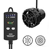 hygger Aquarium Wave Maker for 5-10 Gallon Fish Tanks, Adjustable DC Power Heads for Aquarium with Controller, Aquarium Circulation Pump With Magnetic Base for Saltwater Freshwater Tank 660 GPH