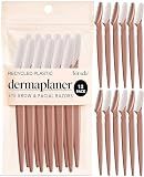 Kitsch Dermaplane Razor for Women Face – Terracotta, 12 pcs