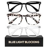 Maylle Blue Light Glasses for Woman Fashion Square Frame Computer Glasses for Blue Light Blocking