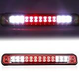 Tresound 3rd Third Brake Light for 1988-1999 Chevy/GMC C1500 C2500 K1500 K2500 Silverado Blazer LED Cargo Lamp High Mount Stop light (Chrome Housing Red Lens)