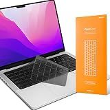 GhostCover Original Premium Ultra Thin Keyboard Cover Protector, Compatible with 2021-2026 MacBook Pro 14"/16" M1-M5 Pro/Max, 2022-2026 M2-M5 MacBook Air 13"/15", US ANSI Layout, Translucent