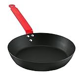 Nitrided Carbon Steel Skillet - 11 Inch, Steak Pan, Versatile, Pre-seasoned, Naturally Non-stick