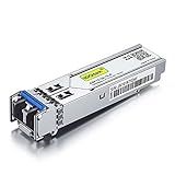 10Gtek 1.25G SFP Transceiver 1000Base-LX, 1310nm SMF SingleMode Fiber Optic Module, up to 10 km, for Cisco GLC-LH-SMD, Meraki MA-SFP-1GB-LX10, Ubiquiti UniFi, Fortinet, Mikrotik, TP-Link TL-SM311LS