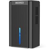 BEDRED Dehumidifier, 95OZ Dehumidifier for Home 1000 sq ft - Quiet with Auto Shut Off & Relaxing 7 Color Ambient Light, Ideal for Livingroom, Bedroom, Basement (Black)